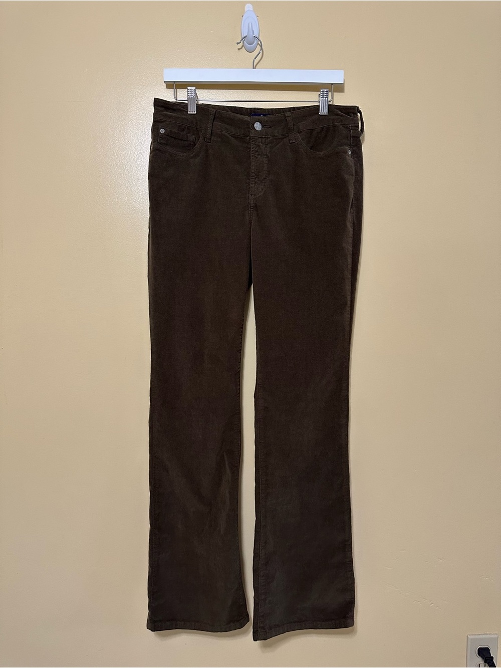 NYDJ Lift-tuck Bootcut Corduroy Pants Women Size 8 Olive Green - Picture 3 of 9